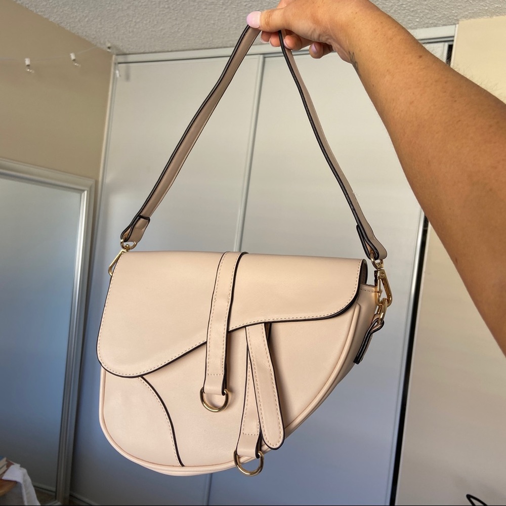 Taupe Saddle Bag (NWOT)